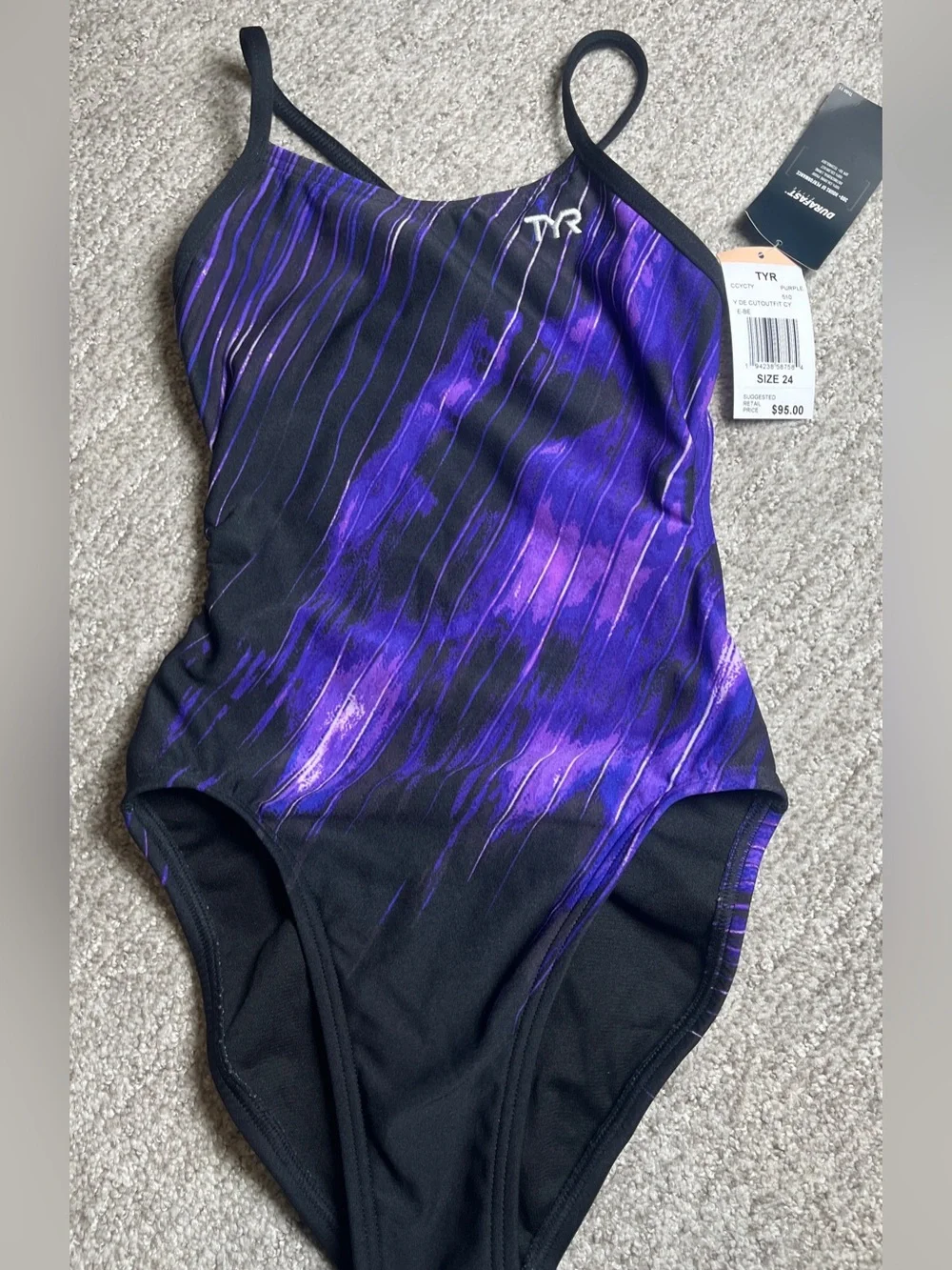 TYR - Girls' Cycloid Durafast Elite Cutoutfit One Piece Swimsuit 24. 2889/bb18-3